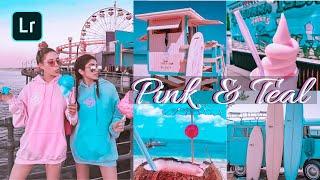 Lightroom Mobile Presets Free DNG | How To Edit Pink and Teal Tone