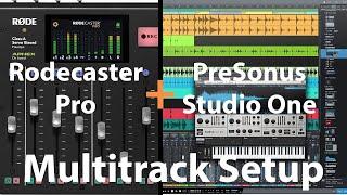 Rodecaster Pro Multitrack Setup For PreSonus Studio One