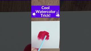 Check out this COOL Watercolor TRICK!