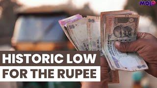 Indian Rupee Plunges To All-time Low Against US Dollar