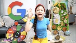 GOOGLE DECIDES WHAT I EAT FOR 24 HOURS | KAYCEE WONDERLAND