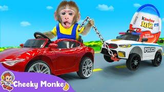 Surprise Eggs Kids Song |Traffic Safety Song | Cheeky Monkey - Nursery Rhymes & Kids Songs