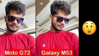 Moto G72 5G VS Samsung Galaxy M53 5G Camera Comparison | Moto G72 Camera Review,Gaming Review