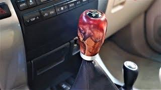 Resin and Wood Car Knob