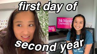 First Day of Second Year! // McMaster University