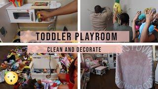 NEW HOUSE ️Toddler Playroom |  Extreme Clean And Decorate | SlayAtHomeMom