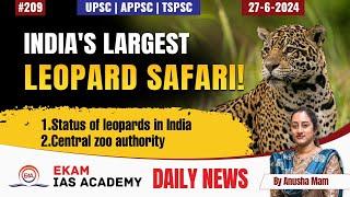 India's largest leopard safari!