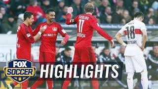 Karim Bellarabi doubles Leverkusen's advantage | 2015-16 Bundesliga Highlights