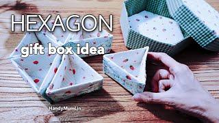 HEXAGON / Gift Box Idea / Lovely Storage Box 蛋糕型收纳盒#HandyMumLin