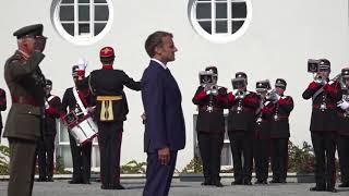 President Higgins receives H.E. Emmanuel Macron, President of France