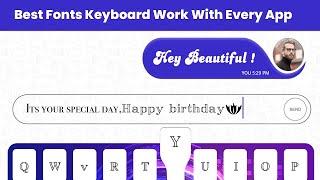 Best Cool Text Fonts Keyboard app   Font Style Changer