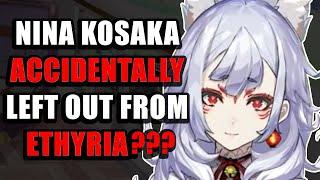 Nina Kosaka accidentally left out from Ethyria? (You won't believe someone clipped this)