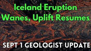 Eruption Slowing Down, GPS Shows Uplift: Geologist Analysis