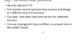 NTP - Network time protocol