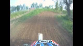 RACE: Suzuki DR 650 vs KTM LC2 at Motocross Track caught by GoPro Hero