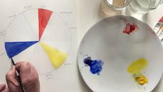 Watercolour - using colour with Jacqui Mair Part 1.