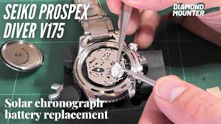 Seiko Prospex V175 Chronograph Battery Replacement