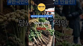 한국인이 잘모르는 천연인슐린! 당뇨에 효과적인 우엉비법! #shorts #당뇨 #건강 #건강정보
