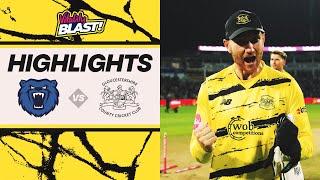 GLOUCESTERSHIRE STUN THE BEARS TO SECURE FINALS DAY TICKET | Vitality Blast Highlights