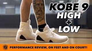 Nike Kobe 9 Elite High and Low Protro 'Halo' In Depth Performance Review and On Feet!