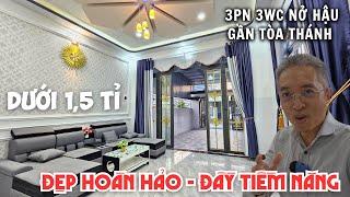 Tây Ninh: Bán nhà mới xây 3PN 3WC dưới 1,5 tỉ 5x31 đường lớn gần trường chợ cách Tòa Thánh 3km