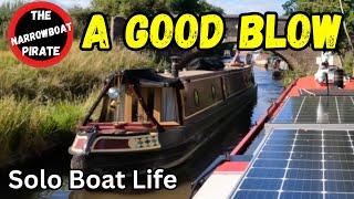 Windswept Boating | Onto the Coventry Canal | Solo Boat Life [Ep 120]