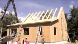 Timber Frame Build Timelapse