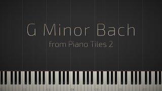 G Minor Bach - Piano Tiles 2 \\ Synthesia Piano Tutorial \\ Jacob's Piano