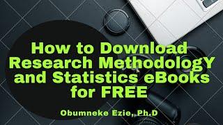 How to Download Research Methodology and Statistics eBooks for FREE