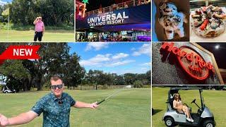 FLORIDA VLOG: Playing our favourite GOLF course, Universal Studios & Halloween Horror Nights! 