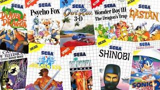 Top 150 best Sega Master system games in chronological order. 1986 -1995