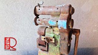 Antique leather machine - Restoration