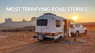 Top 5 Most Terrifying Moments of a Solo Female Traveler  (True Roadlife Stories)