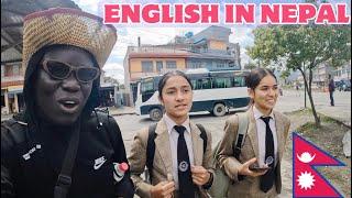 DO NEPALESE STUDENTS SPEAK GOOD ENGLISH? I TEST THEM IN POKHARA