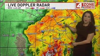Showers and thunderstorms expected this afternoon after heavy early morning rains drench San Antonio