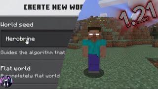 Do not join the “Herobrine” Seed in Minecraft 1.21! 