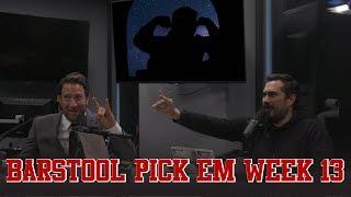 Barstool Pick Em Week 13 CFB Slate