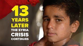 13 years of crisis.13 urgent needs.The people of Syria need our continued support and solidarity.