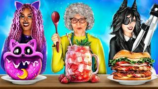 Miss Circle VS CATNAP VS Grandma Cooking Challenge!