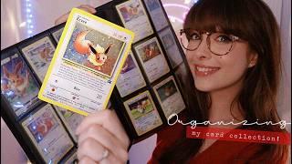 ASMR  Eevee Pokémon Card Binder  Quietly Sorting, Organizing & Showing You My Collection!