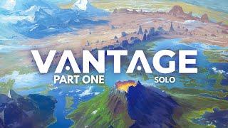 Vantage | Part 1 | Solo Board Game Tutorial and Playthrough (Review copy provided)