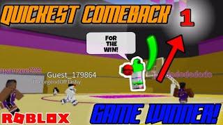 FASTEST COMEBACK GAME WINNER!!![NBA PHENOM]