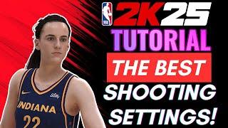 The BEST SETTINGS TO GREEN TOUGH SHOTS in NBA 2K25!