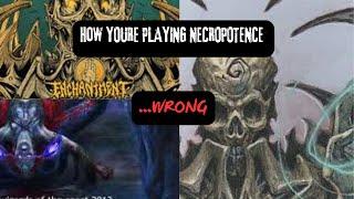 CEDH How to play Necropotence. Tips and interactions to win games.