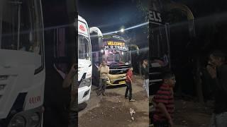 M.R travels Volvo and shantinath travels at hotel #bus #marwadi