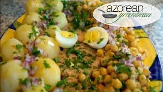 Portuguese Tuna with Chickpeas Recipe - Azorean Green Bean