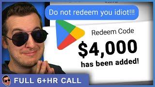 Scammers Lose It When They Watch Their Gift Cards Get Redeemed - Cro Pro Ep.#5 (full 6+hrs.)