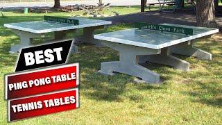 Top 10 Ping Pong Table Tennis Tables in 2024 (Top 10 Picks)