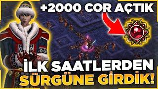 İLK SAATLERDEN SÜRGÜNE GİRDİK! | İLK GÜN +2000 COR AÇTIM !! | Metin2 Anadolu#2