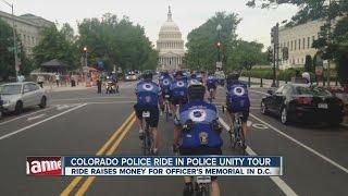 Colorado police ride in Police Unity Tour